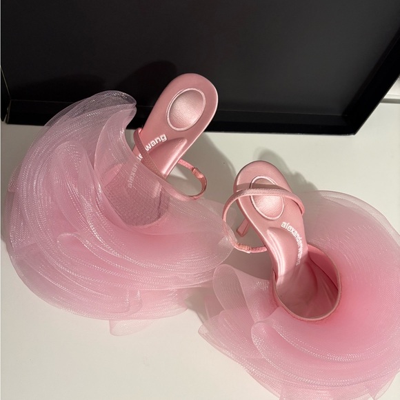 Alexander Wang Pink Pom Heels - Picture 2 of 5